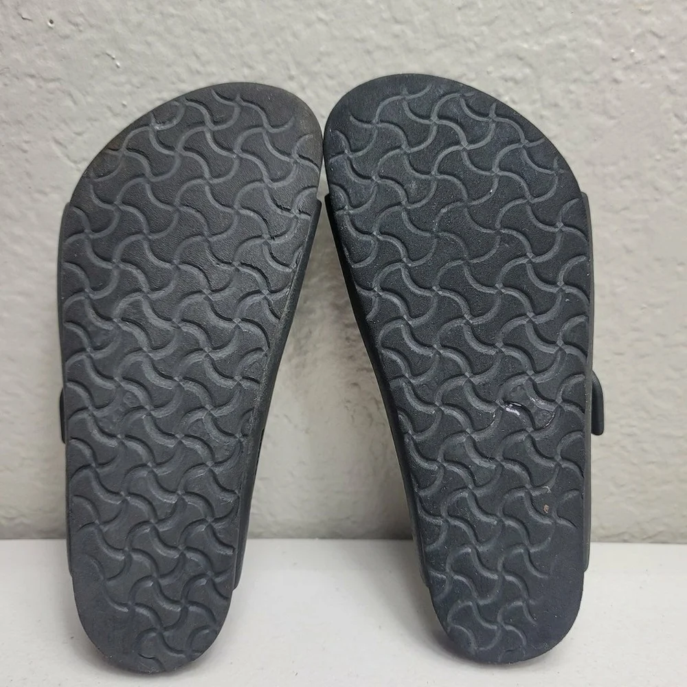 Birkenstock Sandals Kids Size 29 Arizona EVA Casual Slide Black Rubber